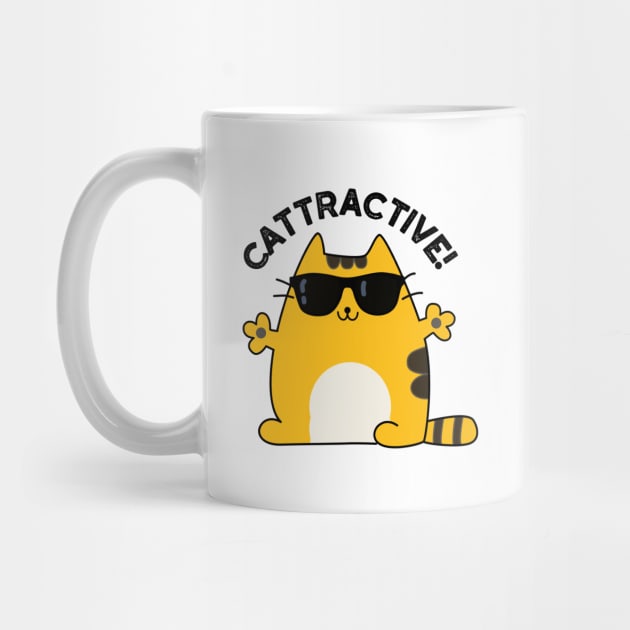 Cattractive Cute Attractive Cat Pun by punnybone